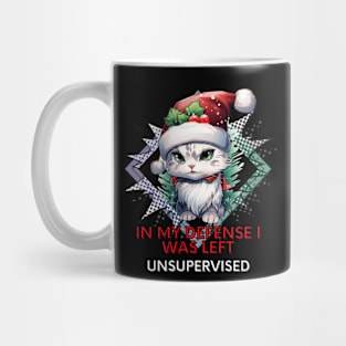 Sarcastic Quote - Christmas Cat - Funny Quote Mug